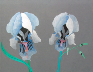 Blue Iris   24" x 30"   Lititz, Pa. 2015 $900