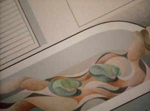 Cast Iron and Lily Pads 30 x 40" Private Collection Artist's Wife