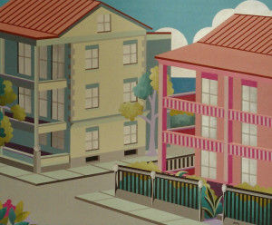 Charleston Green 30 x 36"  College of Charleston