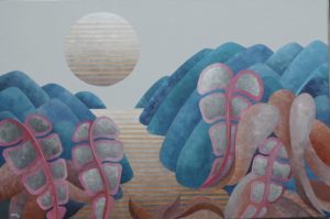 Cast Iron Universe  24 X 36 $900.00