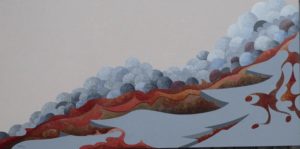Pyroclastic Memory  24 X 48  $900.00