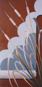 Metal Marsh Acrylic 15" x 30" September 2014, Lititz, Pa.
 Collection of Dr. W. Clemen Rosenberger